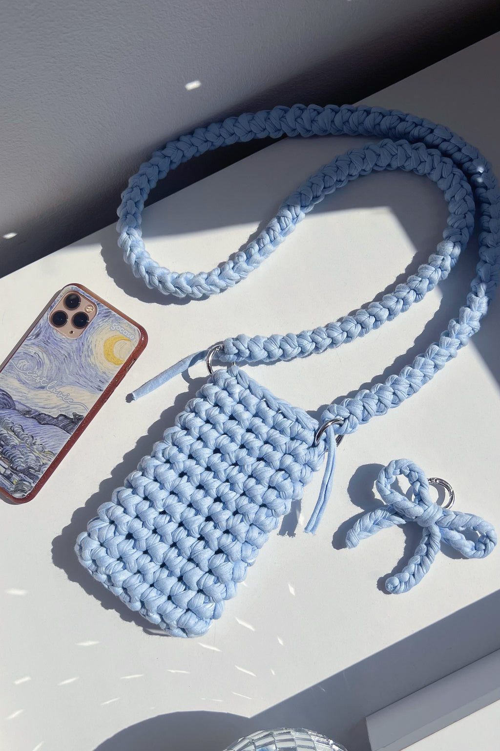 Tutorial Phone Bag + Charm Lacinho