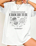 Camiseta Crocheter - Branco