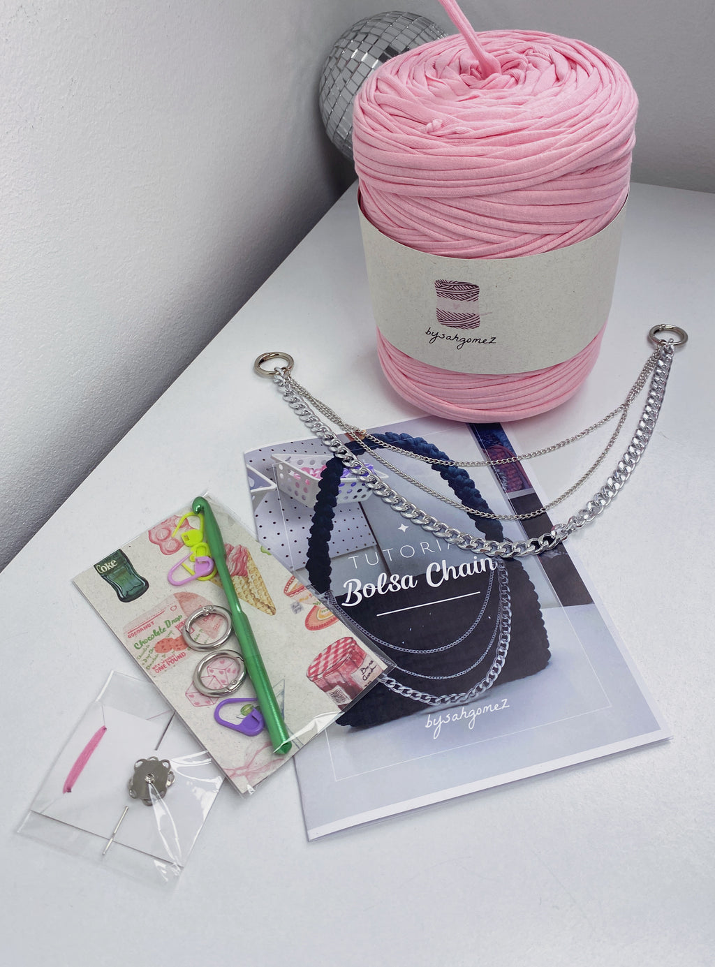 Kit de Crochê Bolsa Chain
