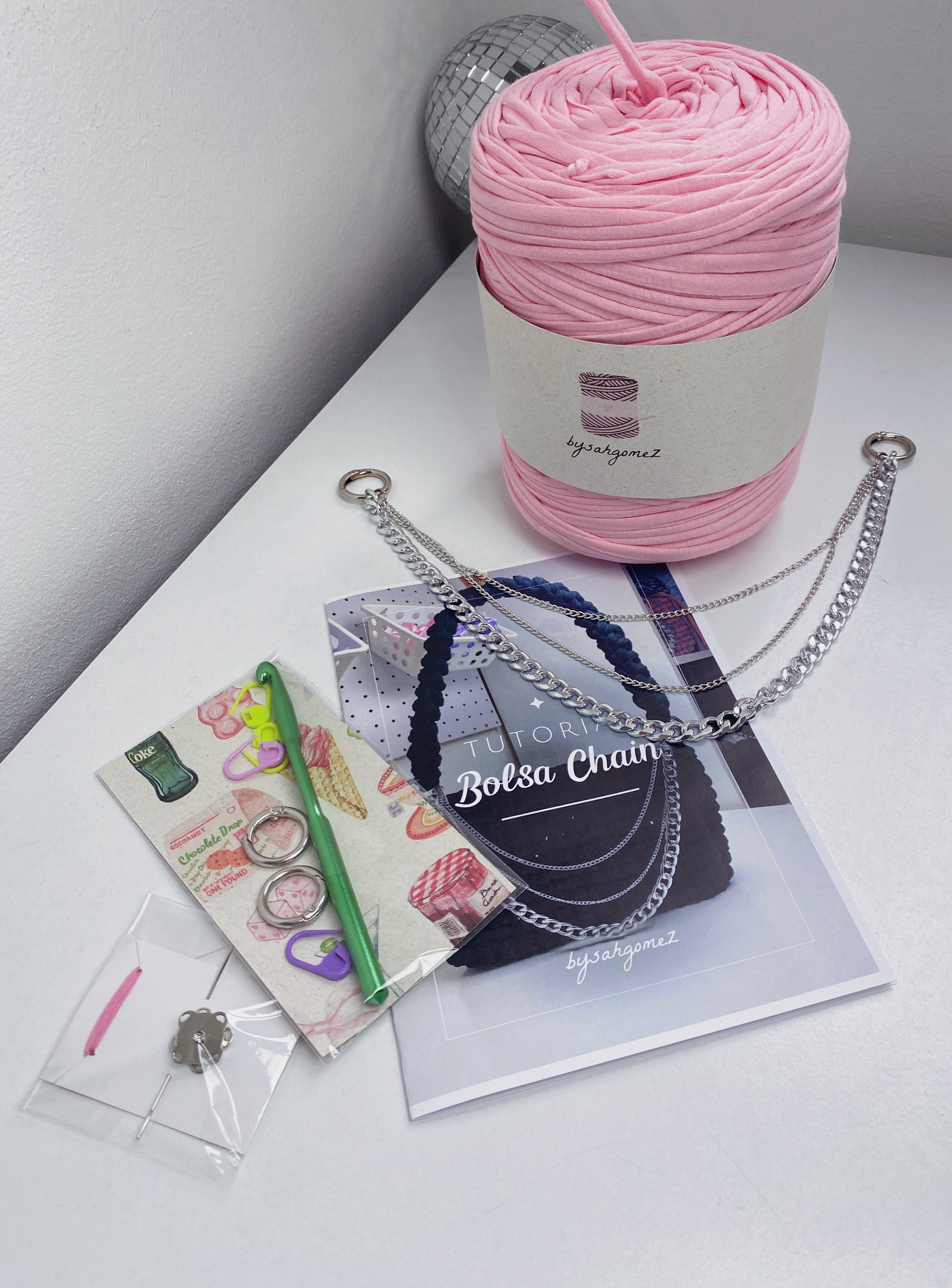 Kit de Crochê Bolsa Chain