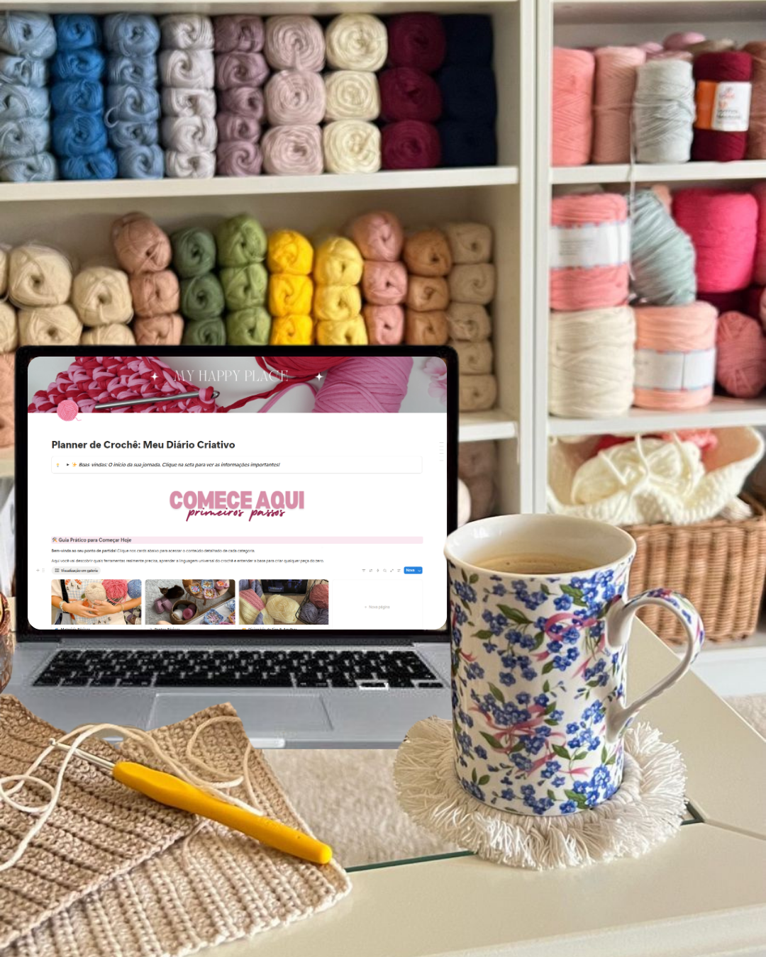 Organiza tu Taller: Planner Digital para Crochet (Notion)