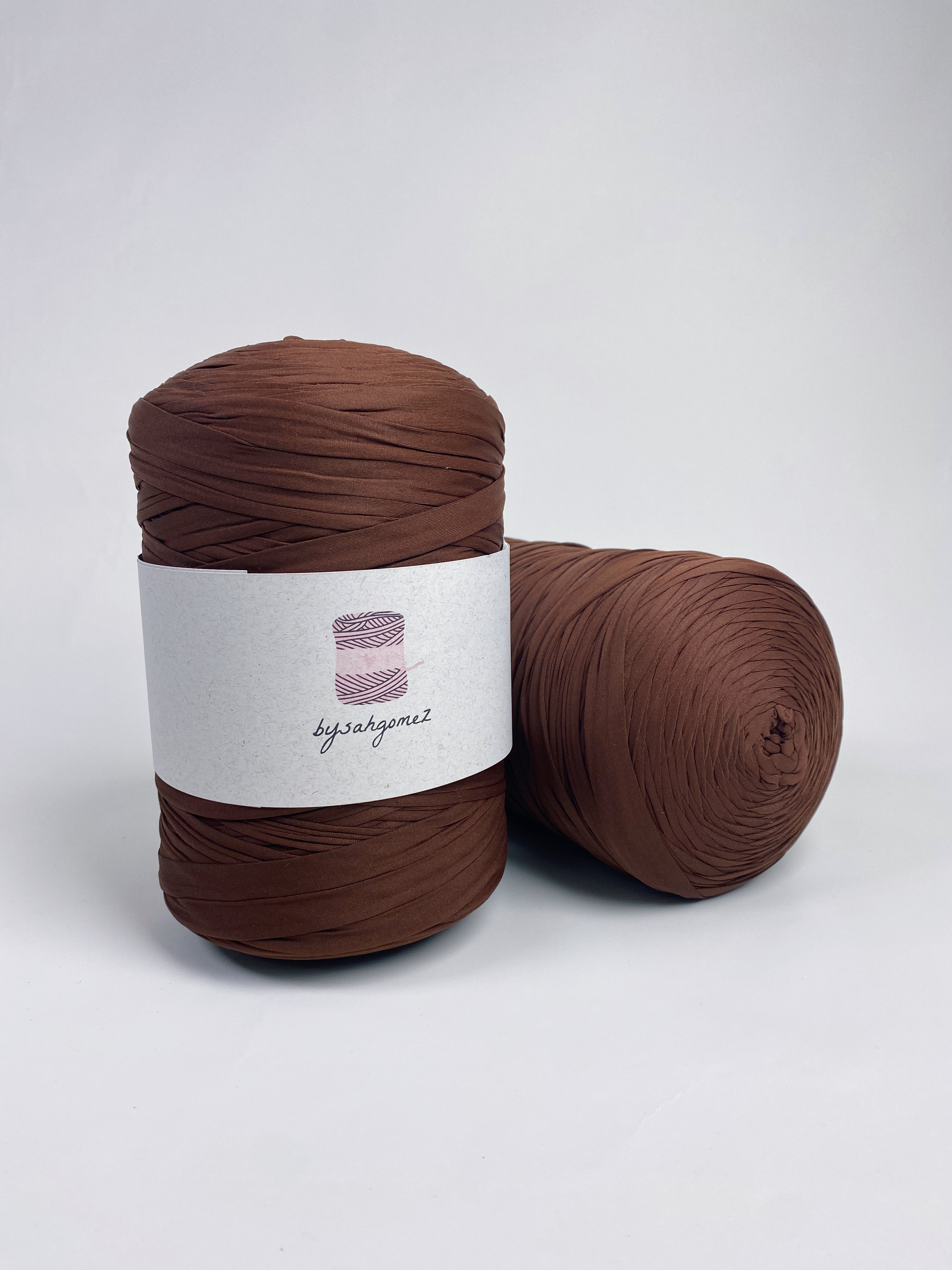 Fio de Lycra Residual 1KG - Marrom Chocolate