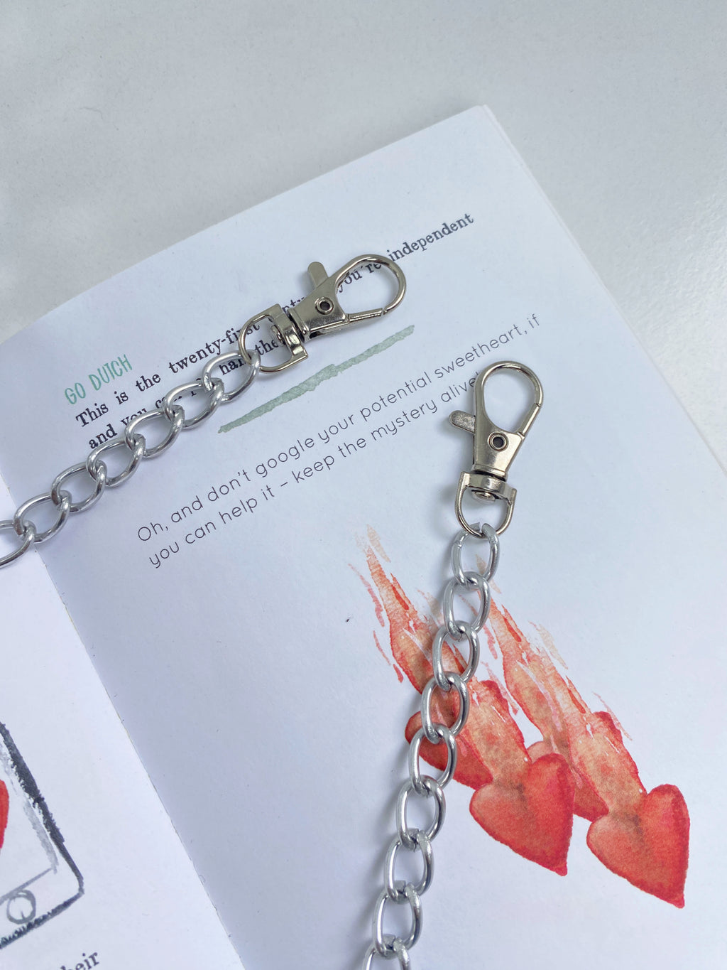 Asa de Cadena Lista Plateada