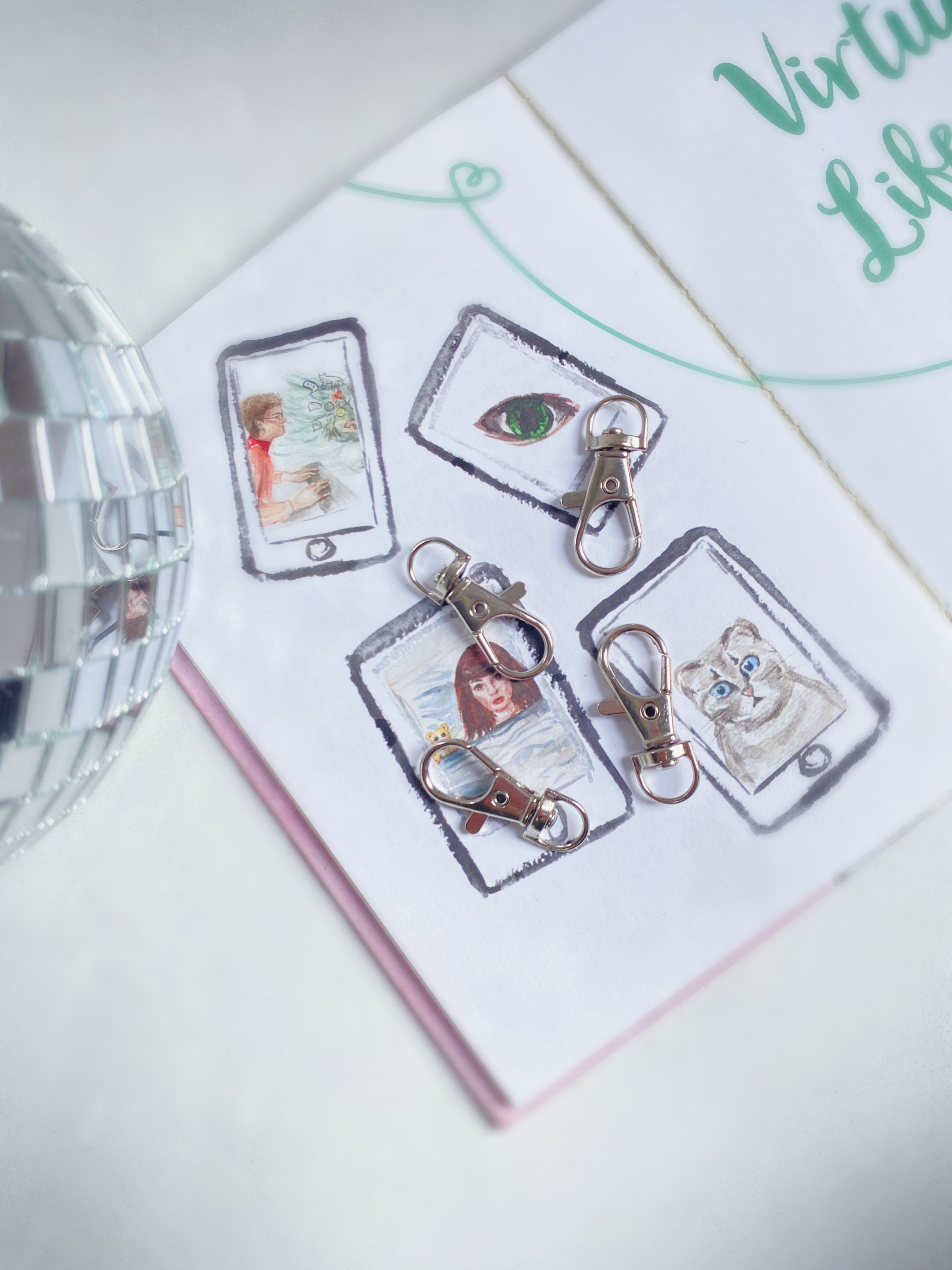 Kit 4 Fechos Mosquetão Lagosta