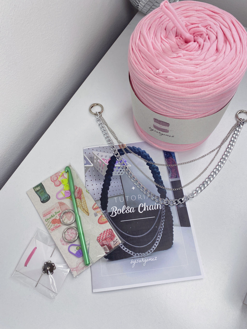 Kit de Crochê Bolsa Chain