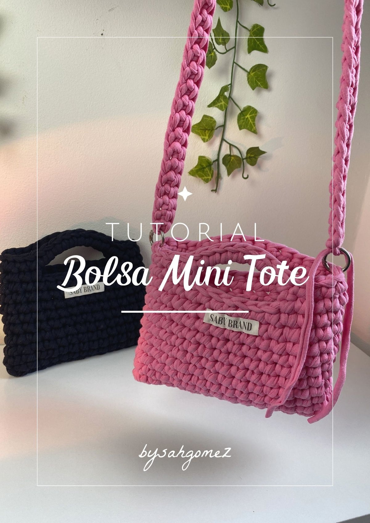 Kit de Crochê Mini Tote