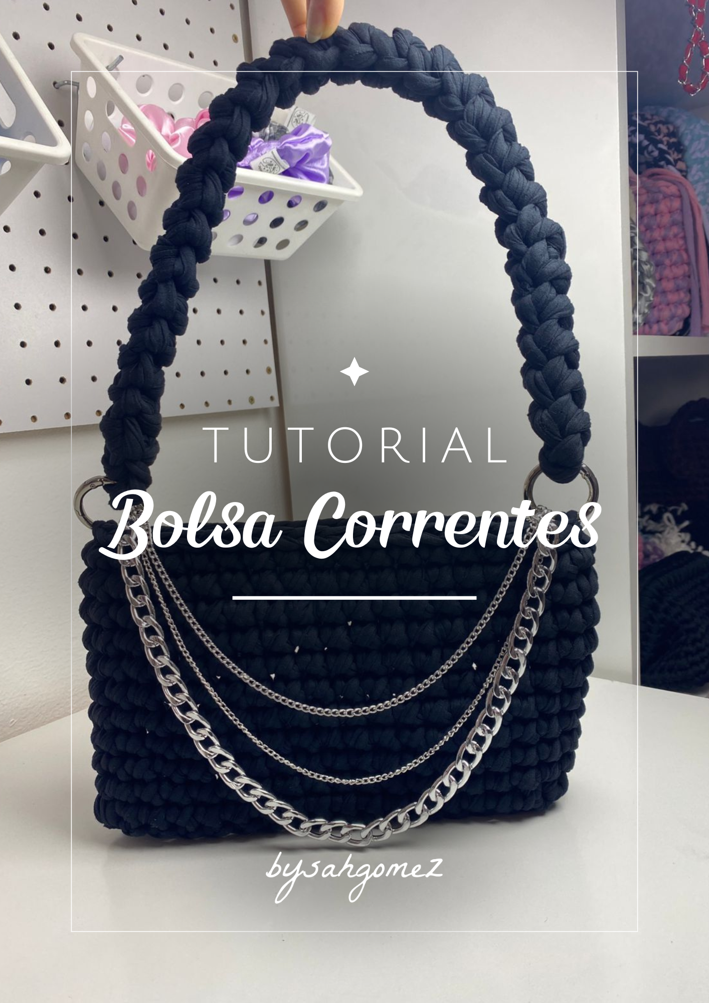 Kit de Crochê Bolsa Chain