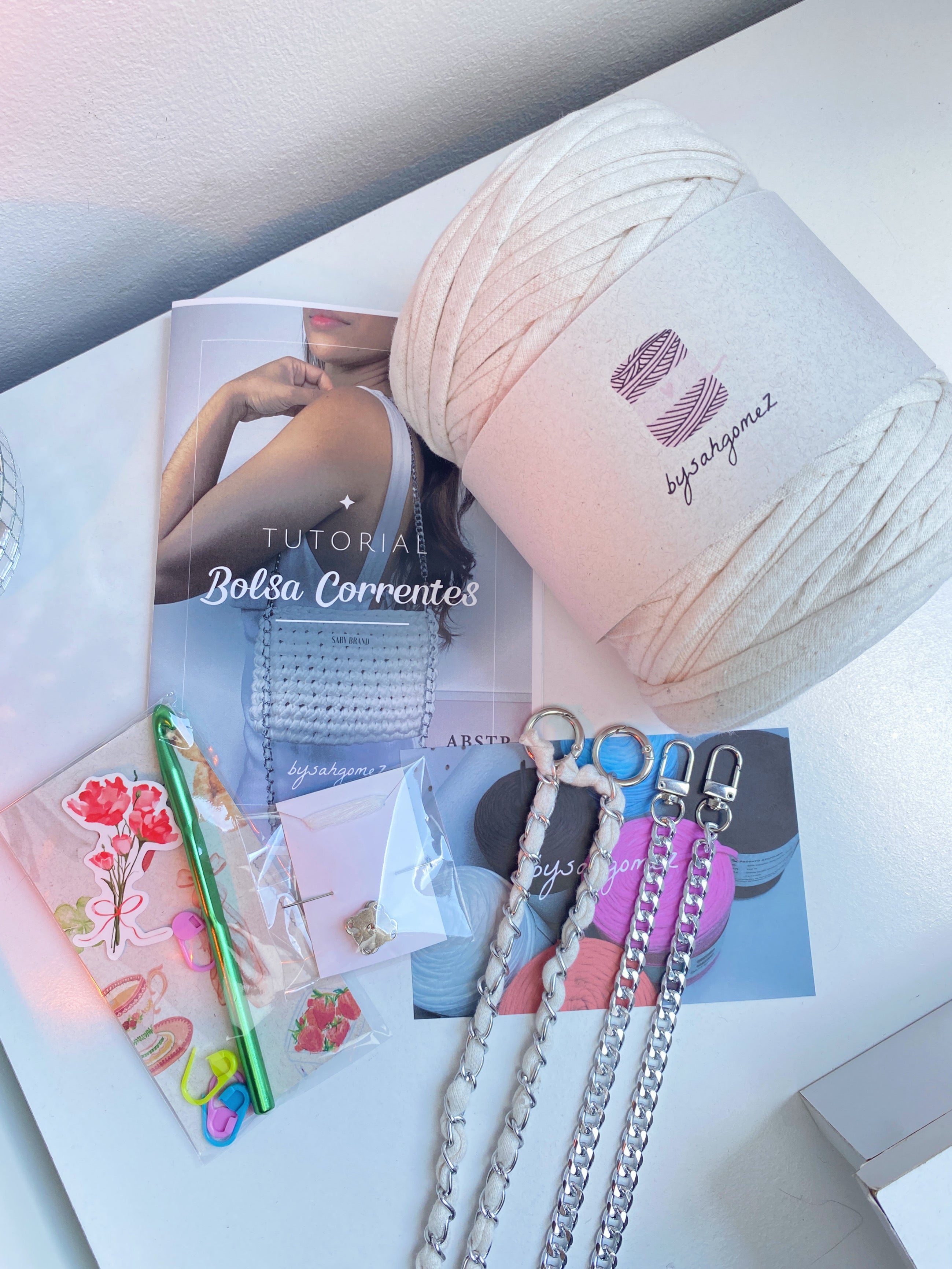 Kit de Ganchillo Bolso Cadenas