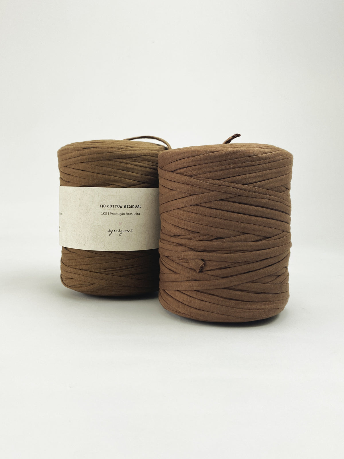 Fio de Cotton Residual 1KG - Marrom Avelã