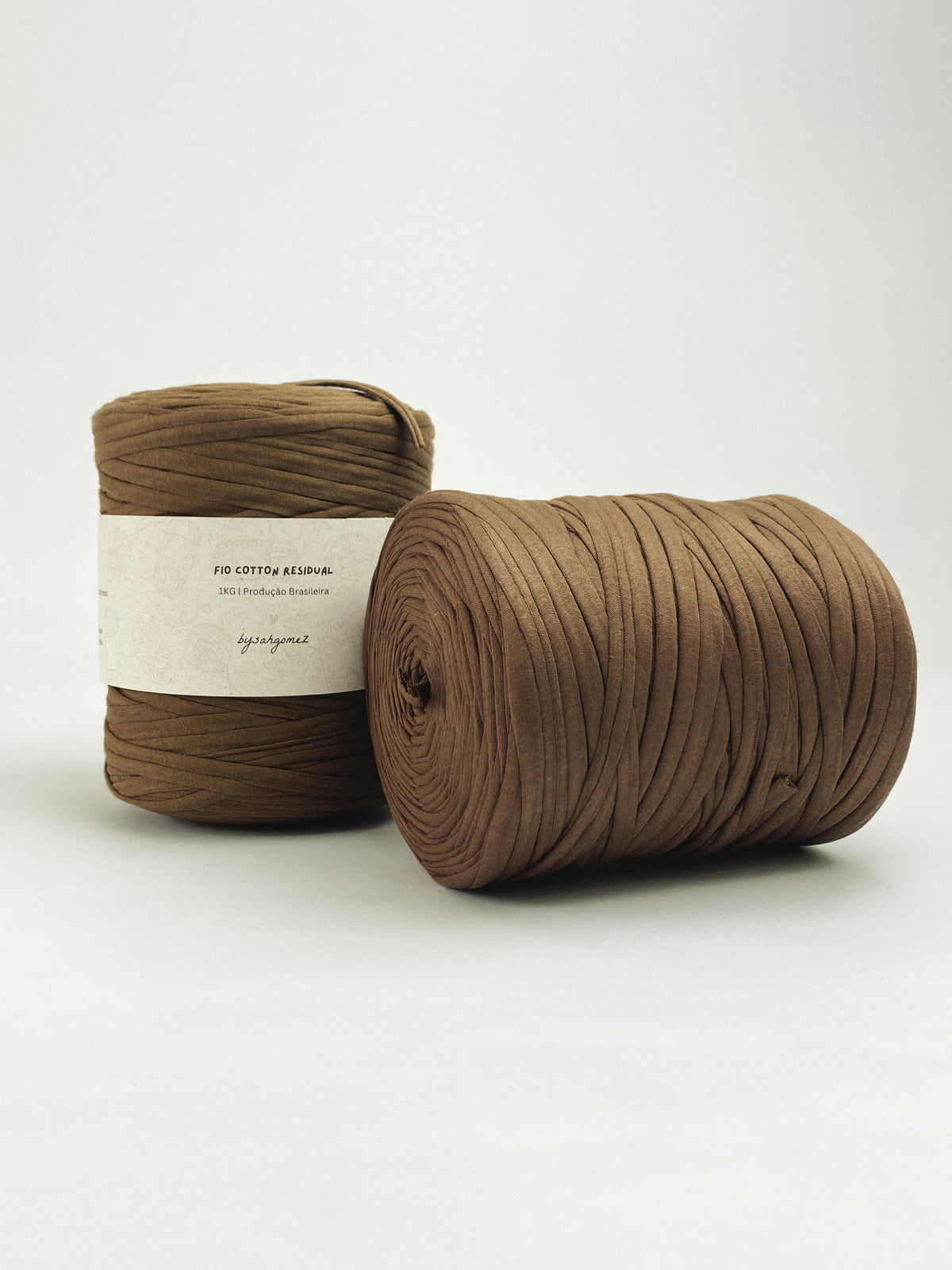 Fio de Cotton Residual 1KG - Marrom Avelã