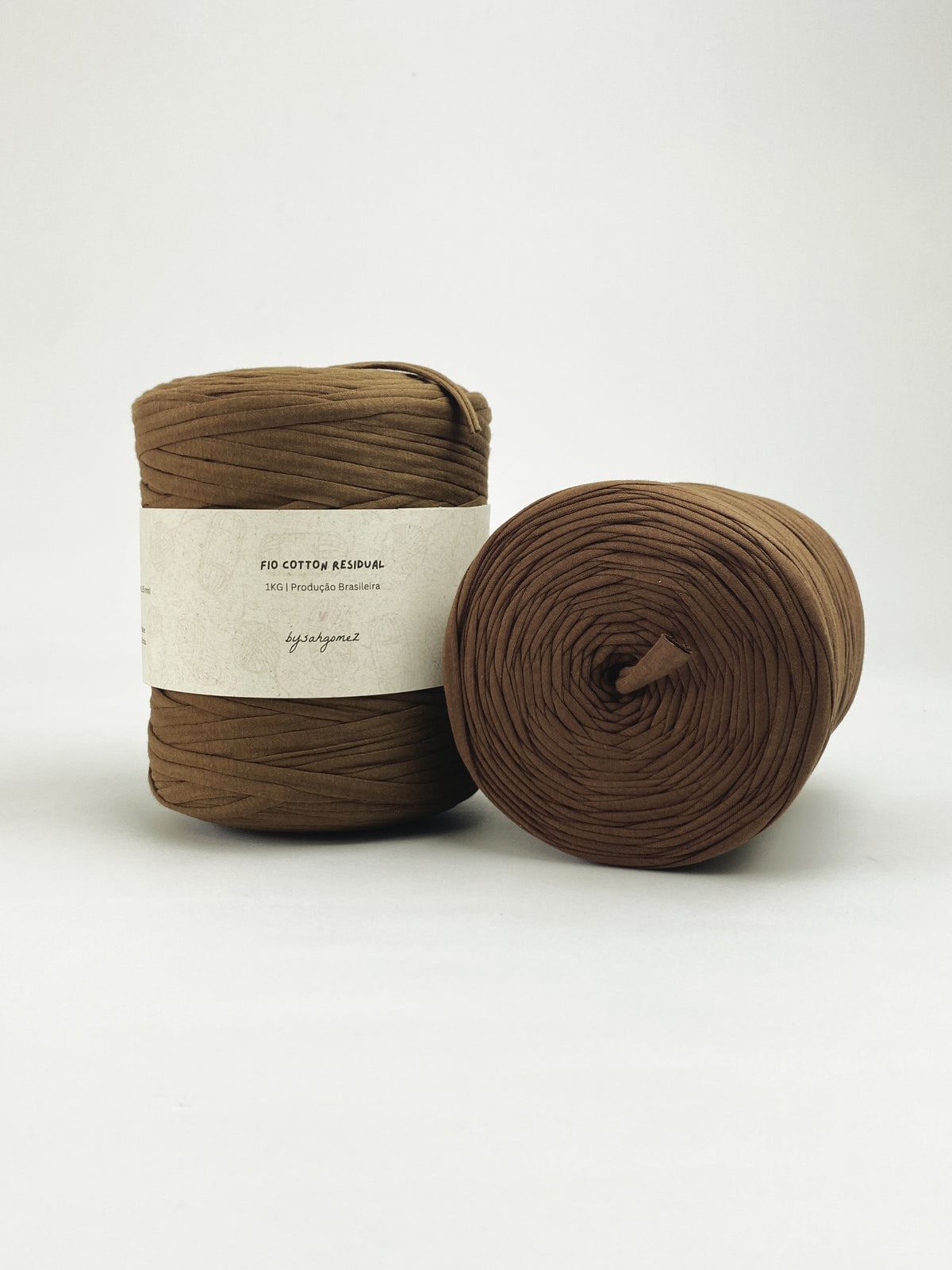 Fio de Cotton Residual 1KG - Marrom Avelã