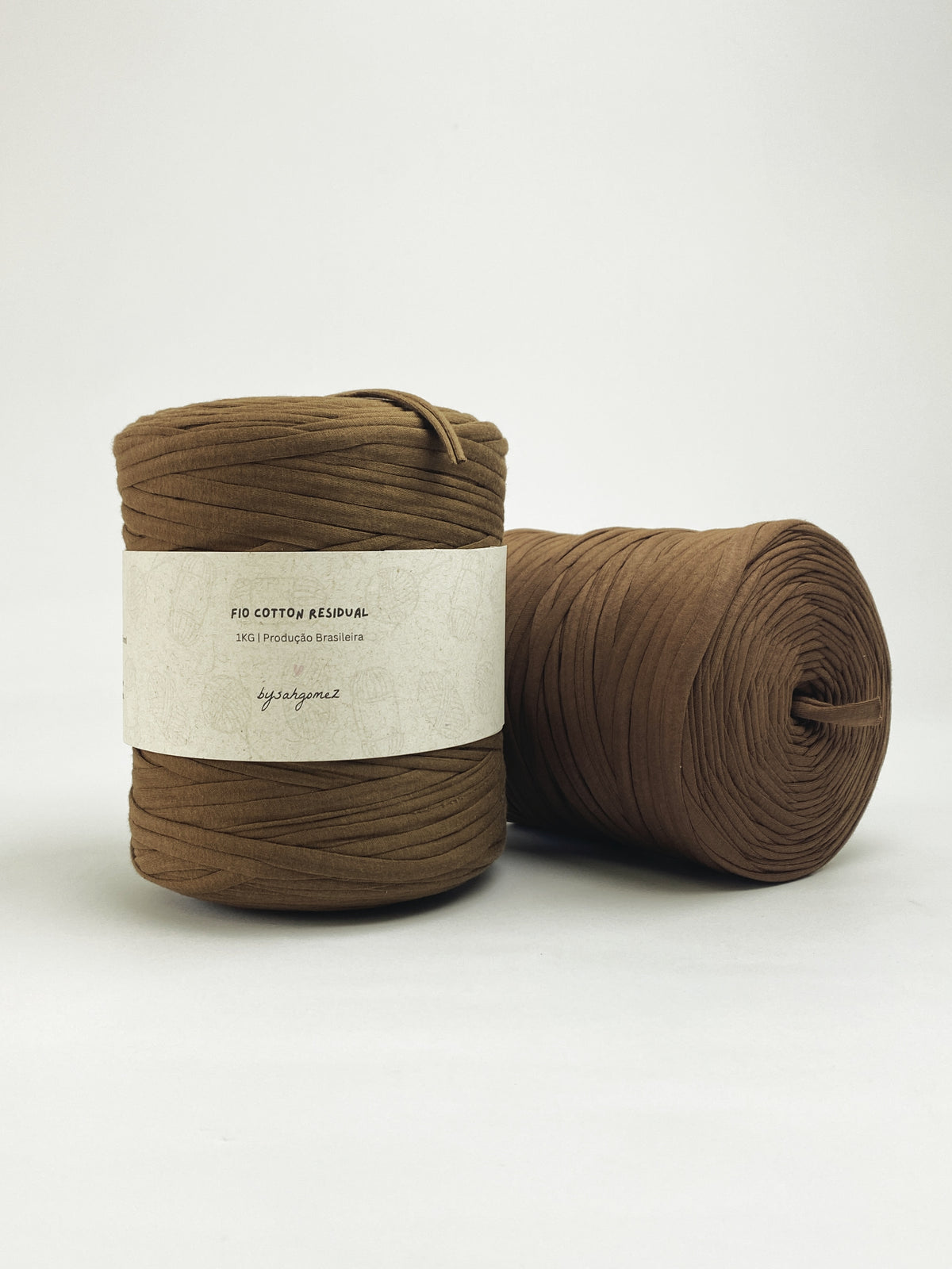 Fio de Cotton Residual 1KG - Marrom Avelã