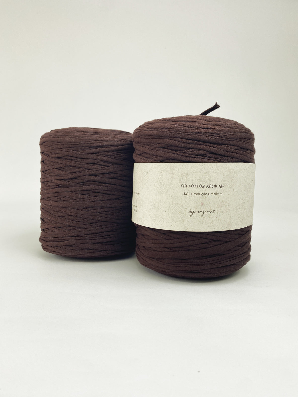 Fio de Cotton Residual 1KG - Marrom Espresso