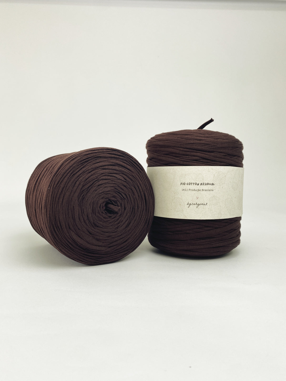 Fio de Cotton Residual 1KG - Marrom Espresso