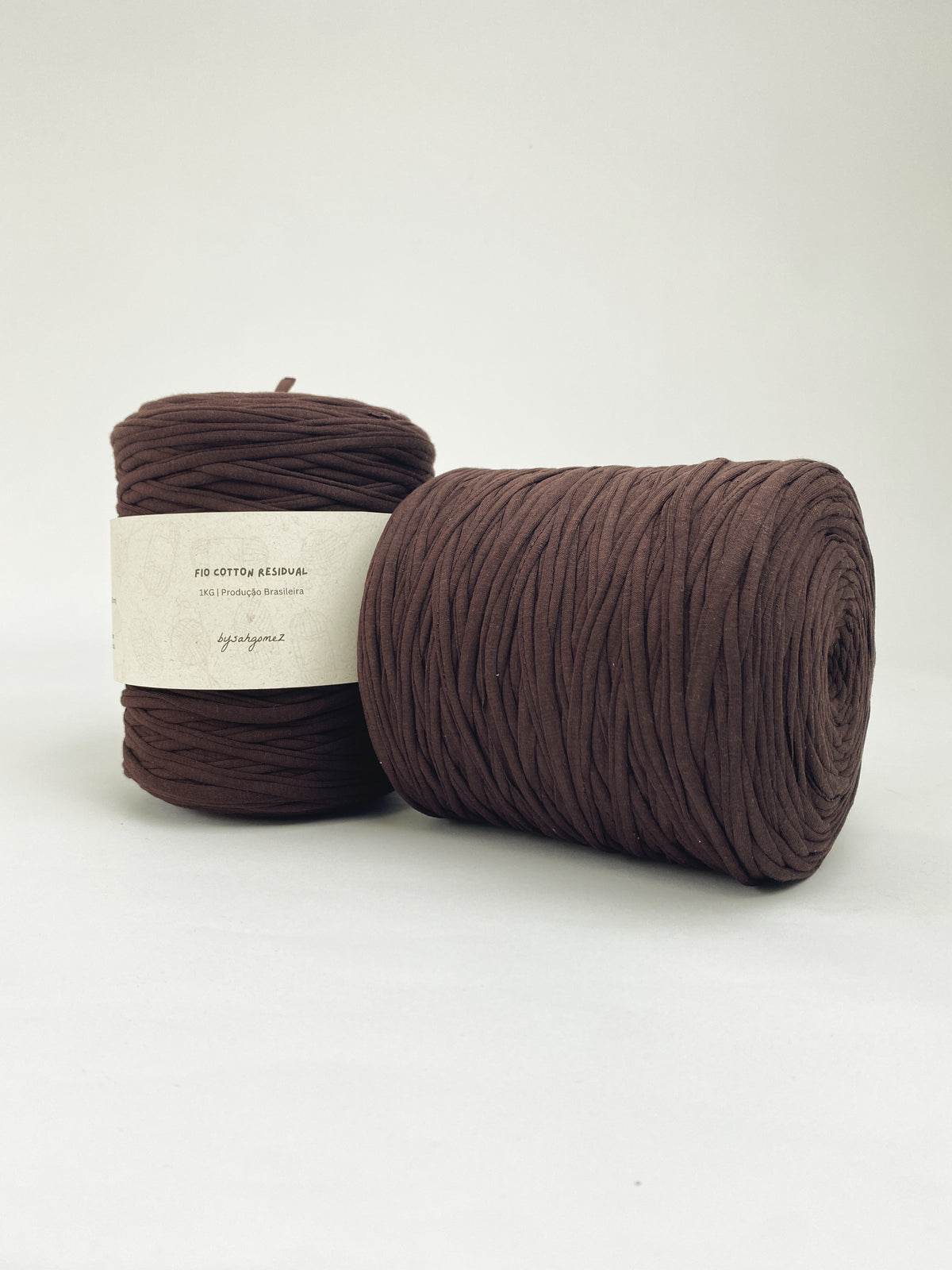 Fio de Cotton Residual 1KG - Marrom Espresso