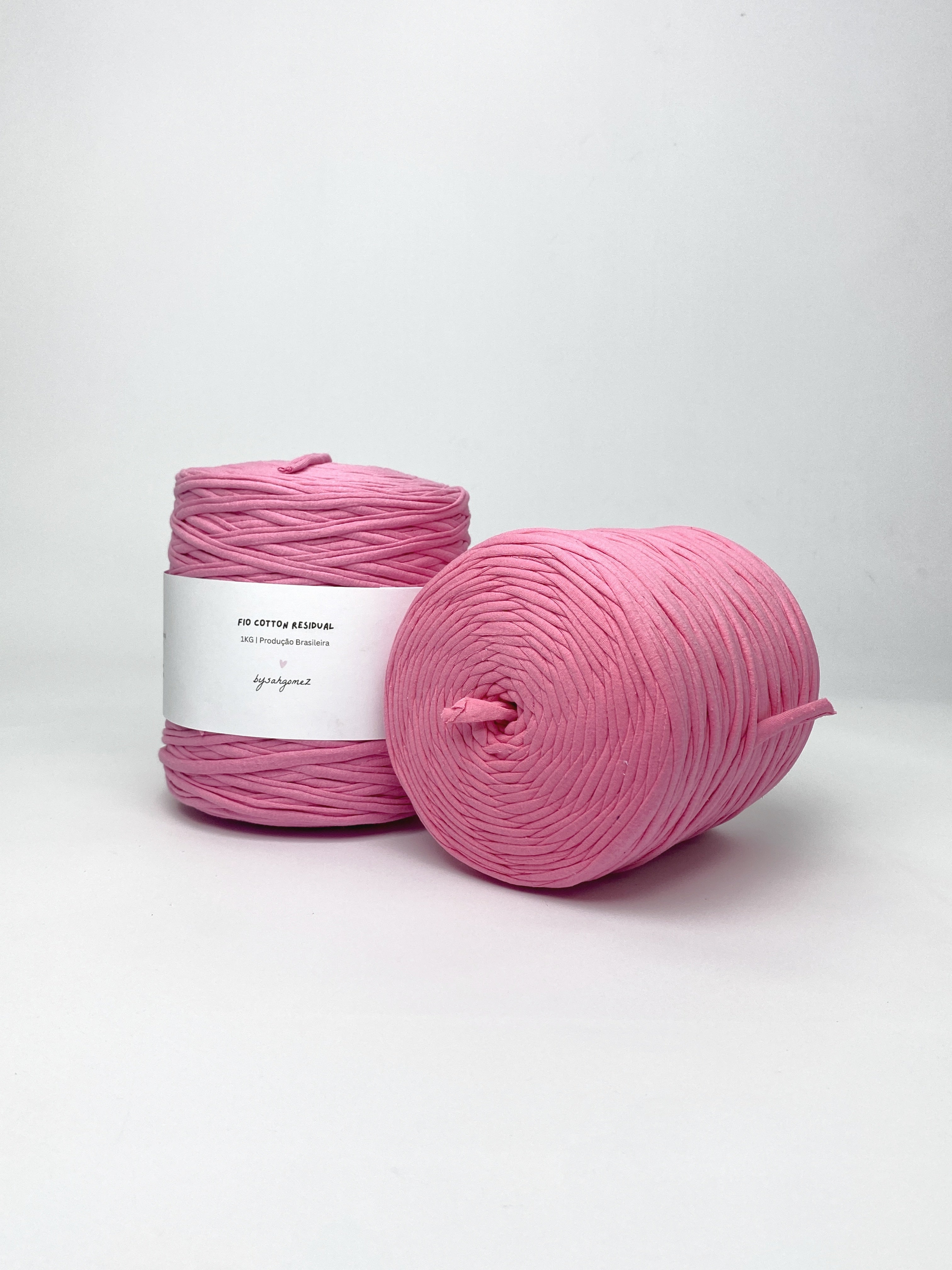 Fio de Cotton Residual 1KG - Rosa Médio