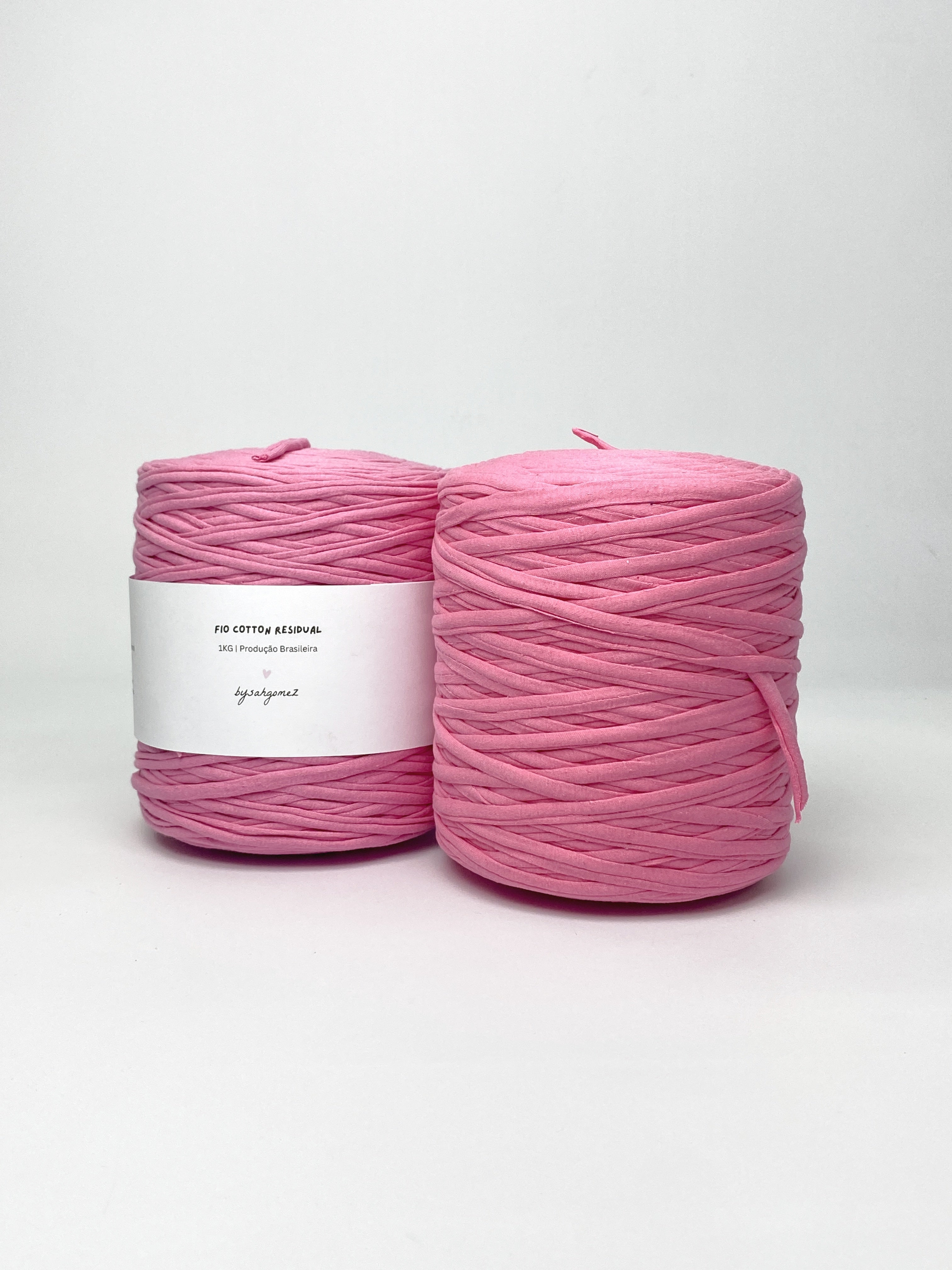 Fio de Cotton Residual 1KG - Rosa Médio