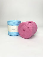 Kit Fio de Malha Residual 1KG - Azul e Rosa