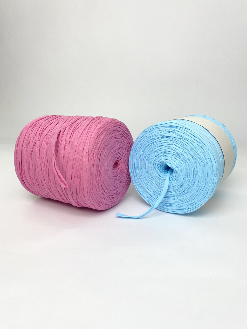 Kit Fio de Malha Residual 1KG - Azul e Rosa