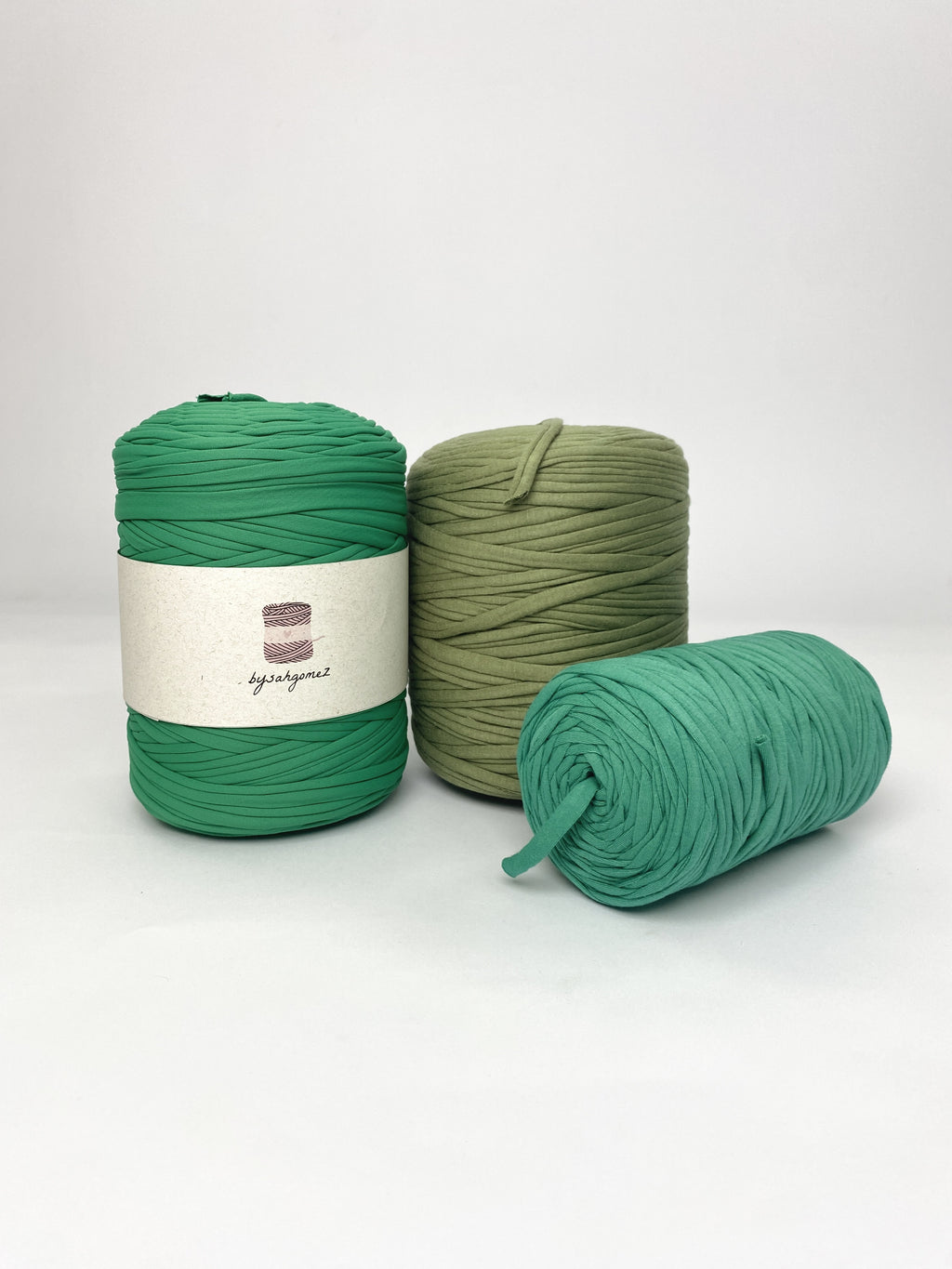 Kit Fios de Malha - Tons de Verde