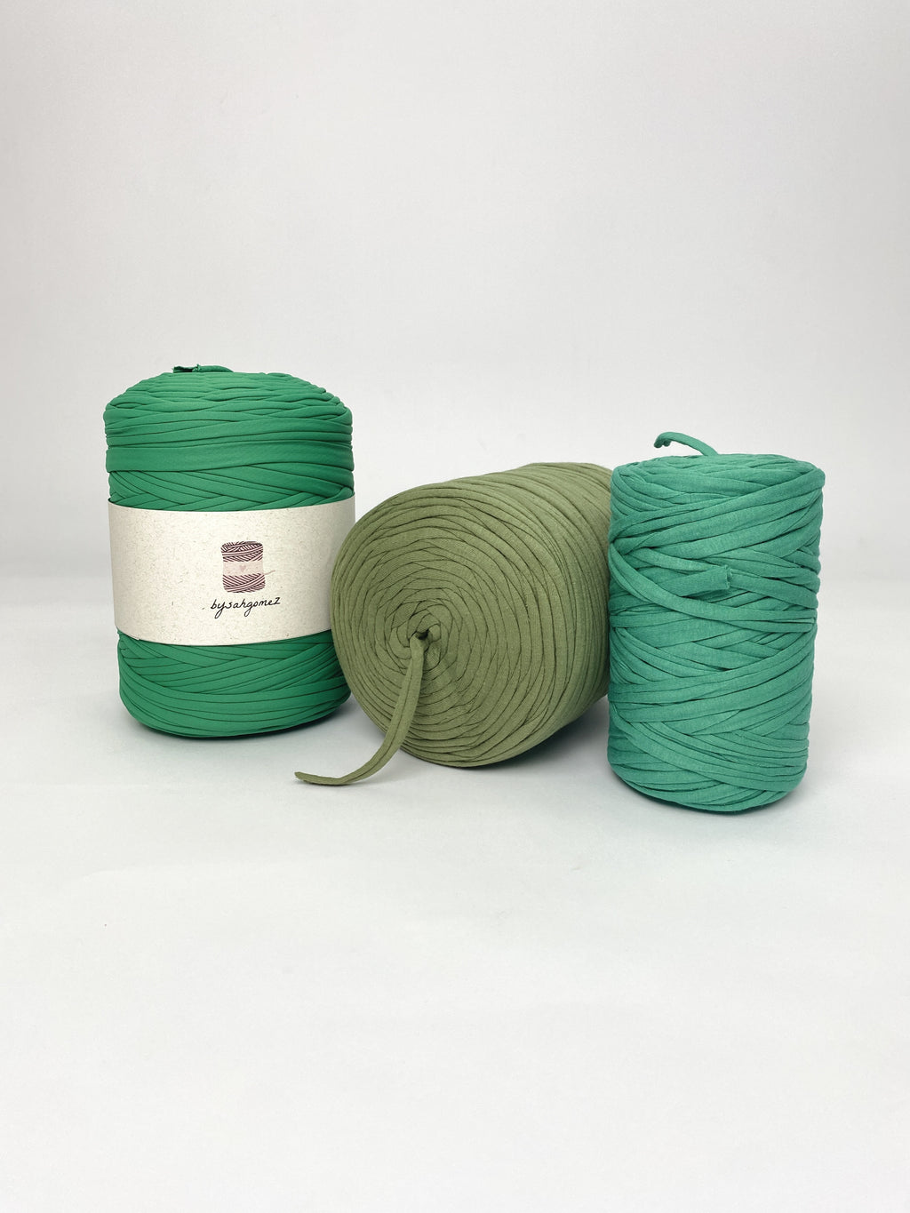 Kit Fios de Malha - Tons de Verde
