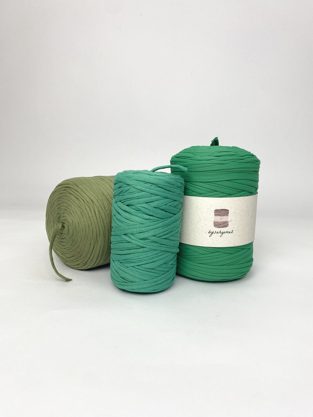 Kit Fios de Malha - Tons de Verde