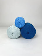 Kit Fios de Malha - Tons de Azul