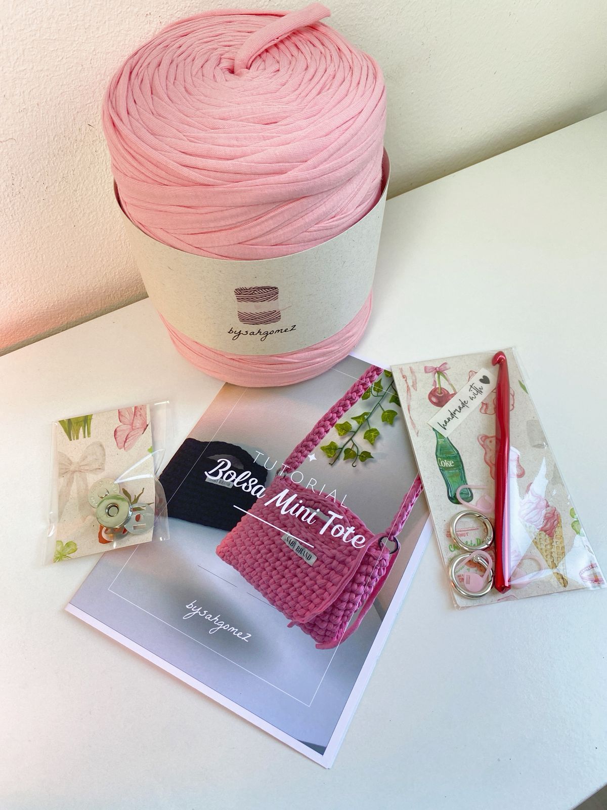 Kit de Crochê Mini Tote