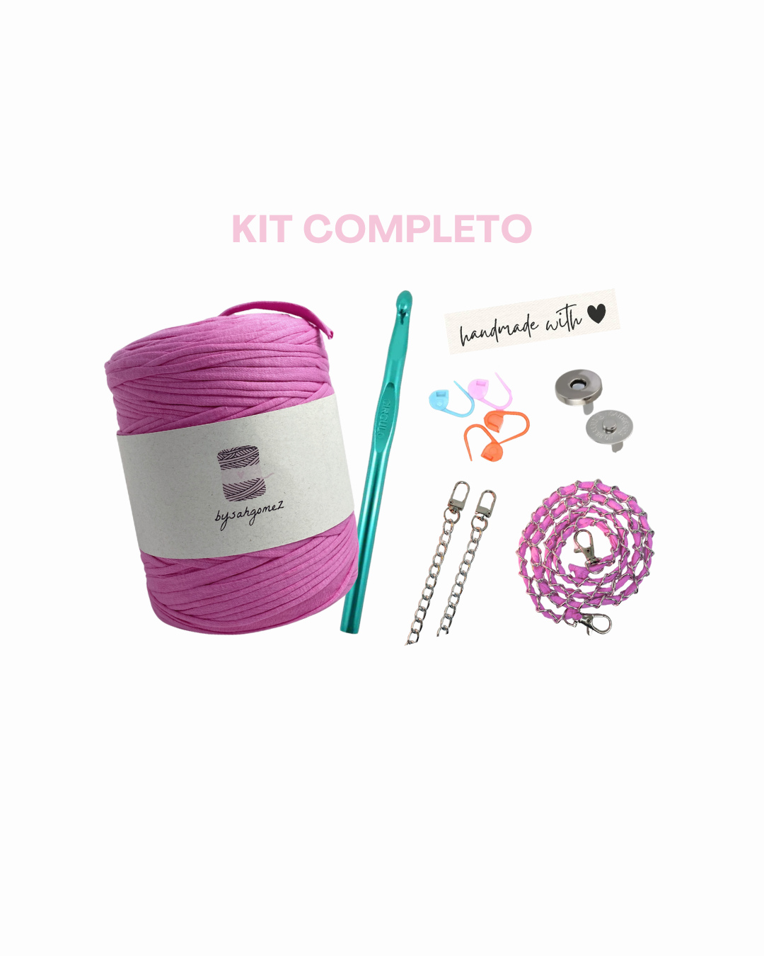 Kit de Ganchillo Bolso Saby