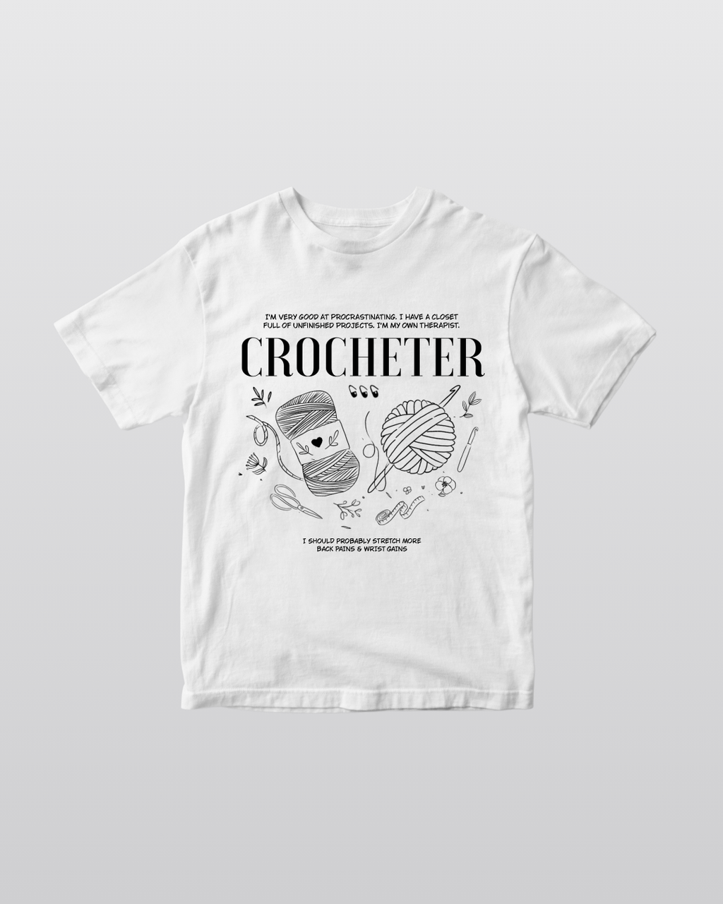 Camiseta Crocheter - Branco