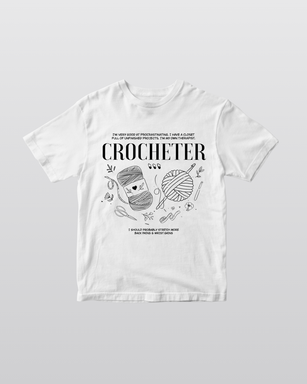 Camiseta Crocheter - Branco